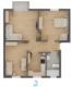 Gemütliche 3-Zimmer Wohnung mit Balkon in Groß-Gerau! - 36.1.4_ Grundriss.png